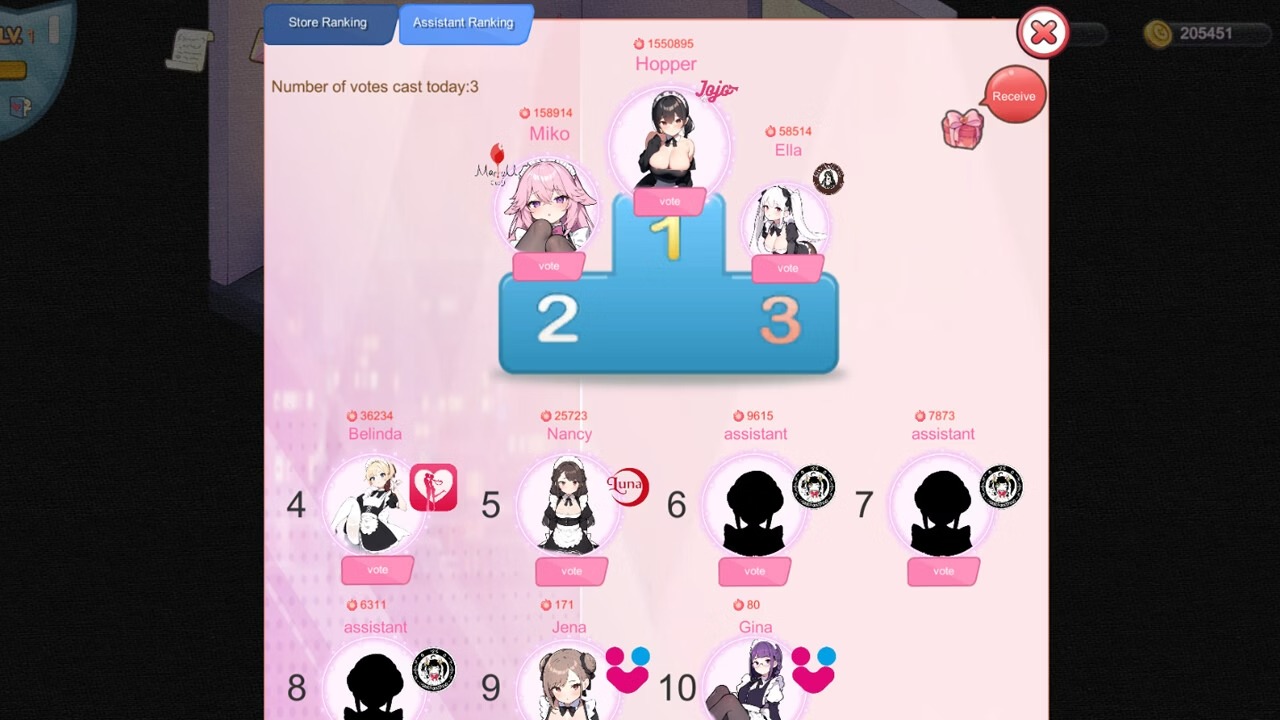 经营SLG/中文/更新丨黑山恋爱咖啡厅/BM Love Cafe V3.6.3 官方中文版 【20251014】 游戏截图 3