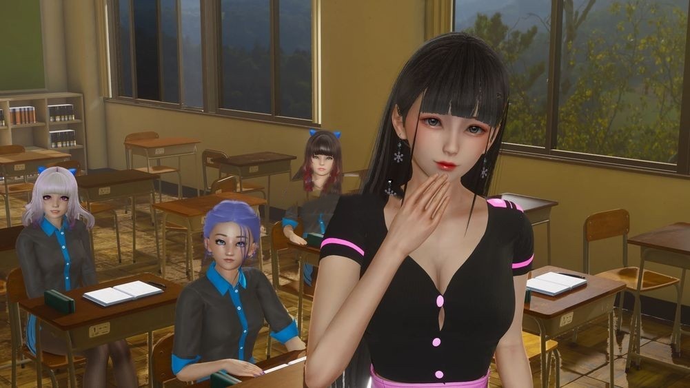 亚洲风SLG/动态/更新丨 那位新老师 That New Teacher V0.6 汉化版【20241026】 游戏截图 4