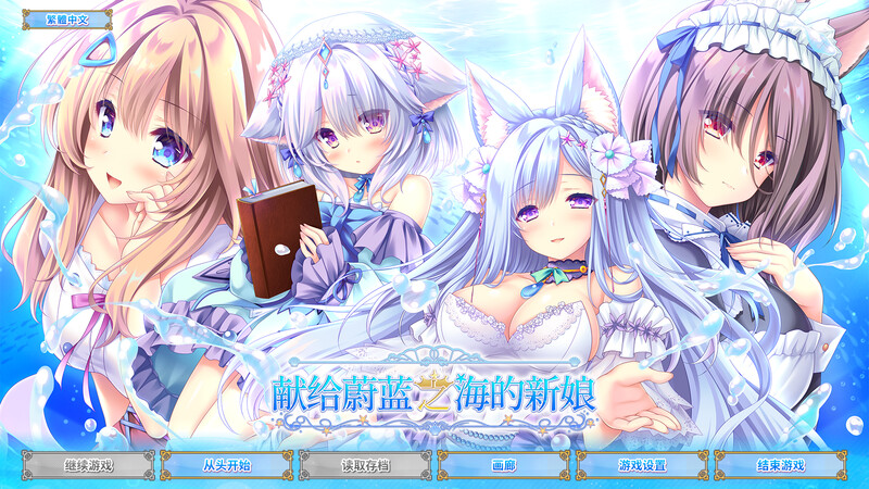 大型ADV/纯爱后宫/2C丨献给蔚蓝之海的新娘(遥か碧の花嫁に)V1.0 STEAM官中+全CG存档【20240814】 游戏截图 2
