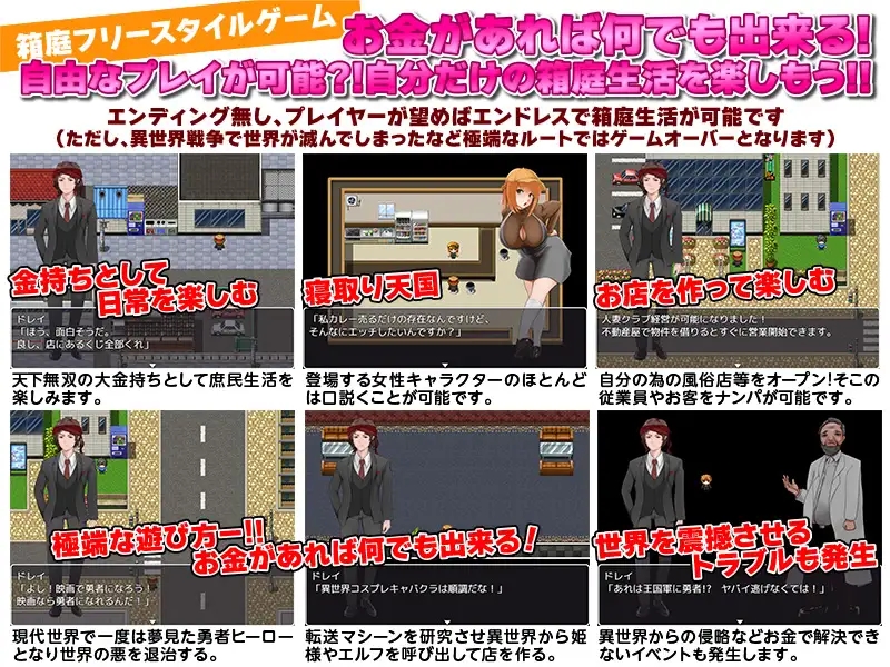 日系RPGAIGPT汉化丨奴隷商人、現代世界に転送す 奴隶贩子转移到现代世界1.0 XY版【20240313】 游戏截图 6