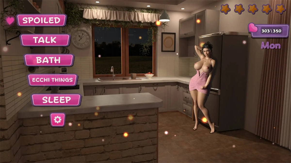 RPG/PC/机翻汉化丨 与大胸寡妇住在一起 Living with the Big-Breasted Widow 【20240528】 游戏截图 4