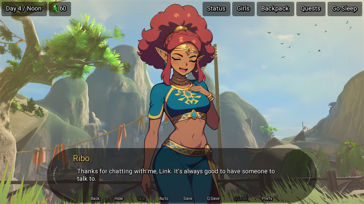 日系SLG汉化丨海拉鲁之恋 Love in Hyrule v0.6.0【20231023】 游戏截图 4