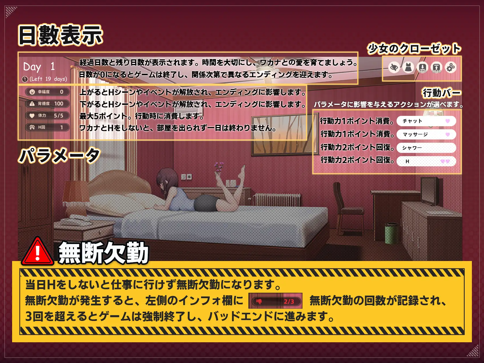 亚洲风SLG/动态/新作丨 神的恶作剧房间~人妻前辈和禁忌SEX~ DL官方中文版 【20250216】 游戏截图 3
