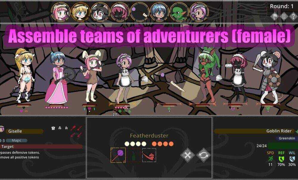 RPG/汉化/动态丨H版暗黑地牢 淫欲地牢/Ero Dungeons Ver1.4.4 官方中文版【20240926】 游戏截图 2