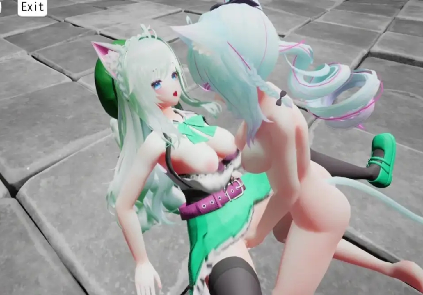 3D动作ACT/战斗H/全动态3C丨Lily的地下城~淫兽与百合的世界~（Lilyダンジョン～淫獣と百合の世界～）V240212 --VR版【20240920】 游戏截图 2