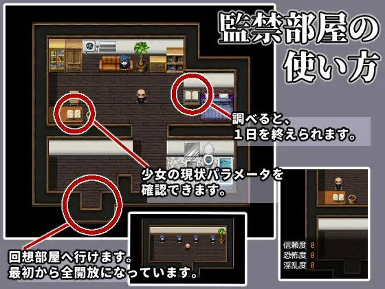 RPG/机翻/新作丨監禁-かんきん- 少女との3日間。1G/【20231229】 游戏截图 6