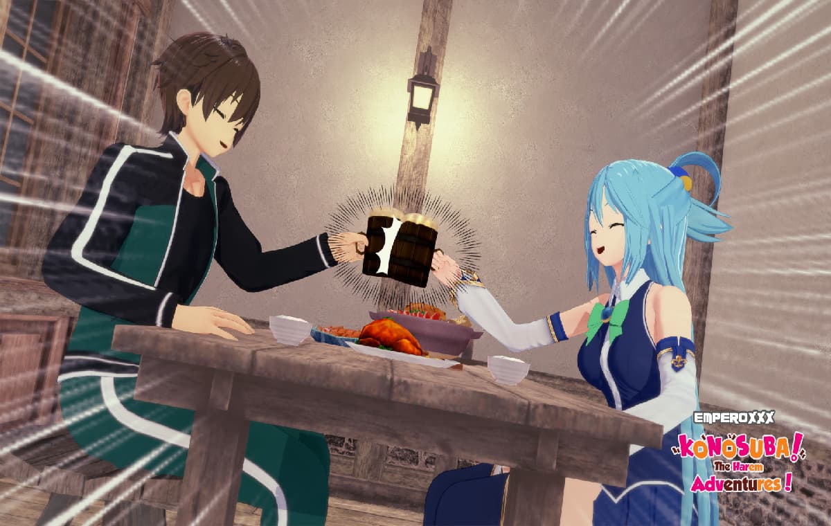 亚洲风SLG/同人/更新丨 为美好的世界献上祝福：后宫大冒险 KonoSuba - The Harem Adventures v2.5b  汉化版【20250404】_1 游戏截图 4