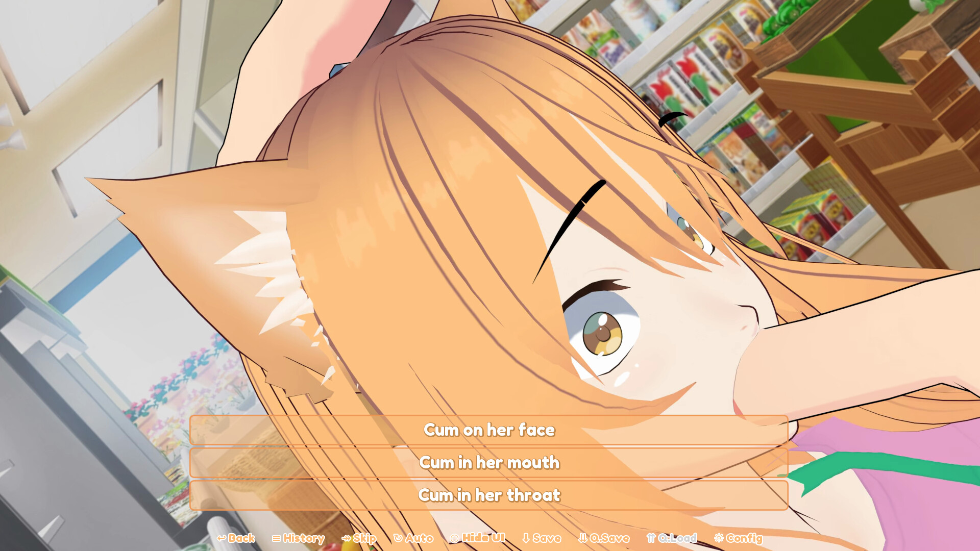 发情猫娘：便利店的淫乱日常（Cats in Heat - Convenience Coworkers）Final 精翻汉化 游戏截图 5