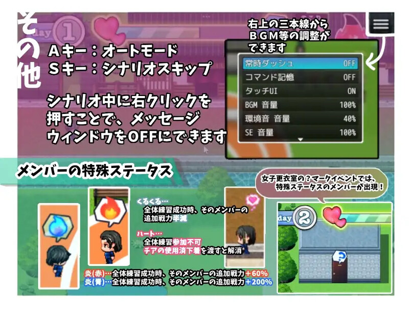 探索RPG/色诱男受/汉化丨恶作剧啦啦队的色诱大作战！（いじわるチア部の色仕掛け大作戦!）V1.04 【20250416】 游戏截图 5