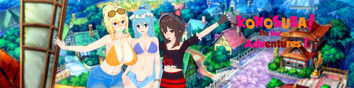 沙盒SLG汉化动态丨木叶后宫历险记 KonoSuba The Harem Adventures v1.5a【20230804】 游戏截图 1