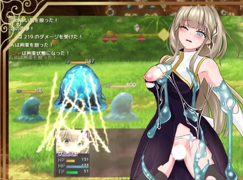 RPG/汉化丨圣女莎夏与朱红魔石/聖女サーシャと朱紅の魔石 Ver1.094 AI汉化版【20250107】 游戏截图 3
