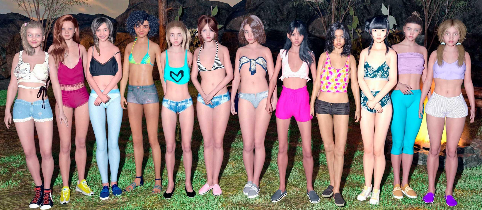 夏令营的诱惑（Summer Camp）v0.005 精翻汉化 游戏截图 3