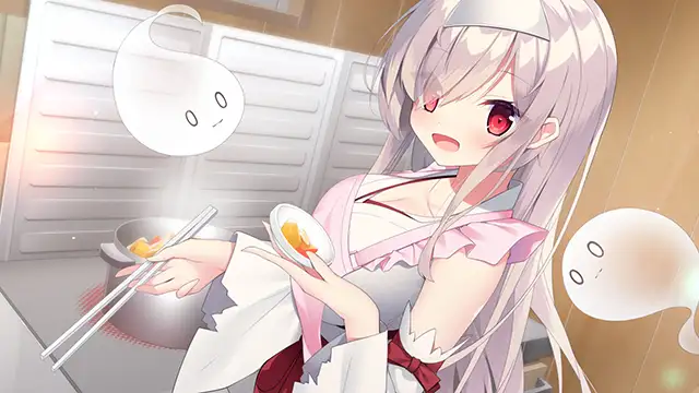ADV/汉化丨巨乳幽霊さんに癒やされる社畜さんの性活！～えっちなサポートは私におまかせ！ 汉化版+全CG存档【20240119】 游戏截图 5