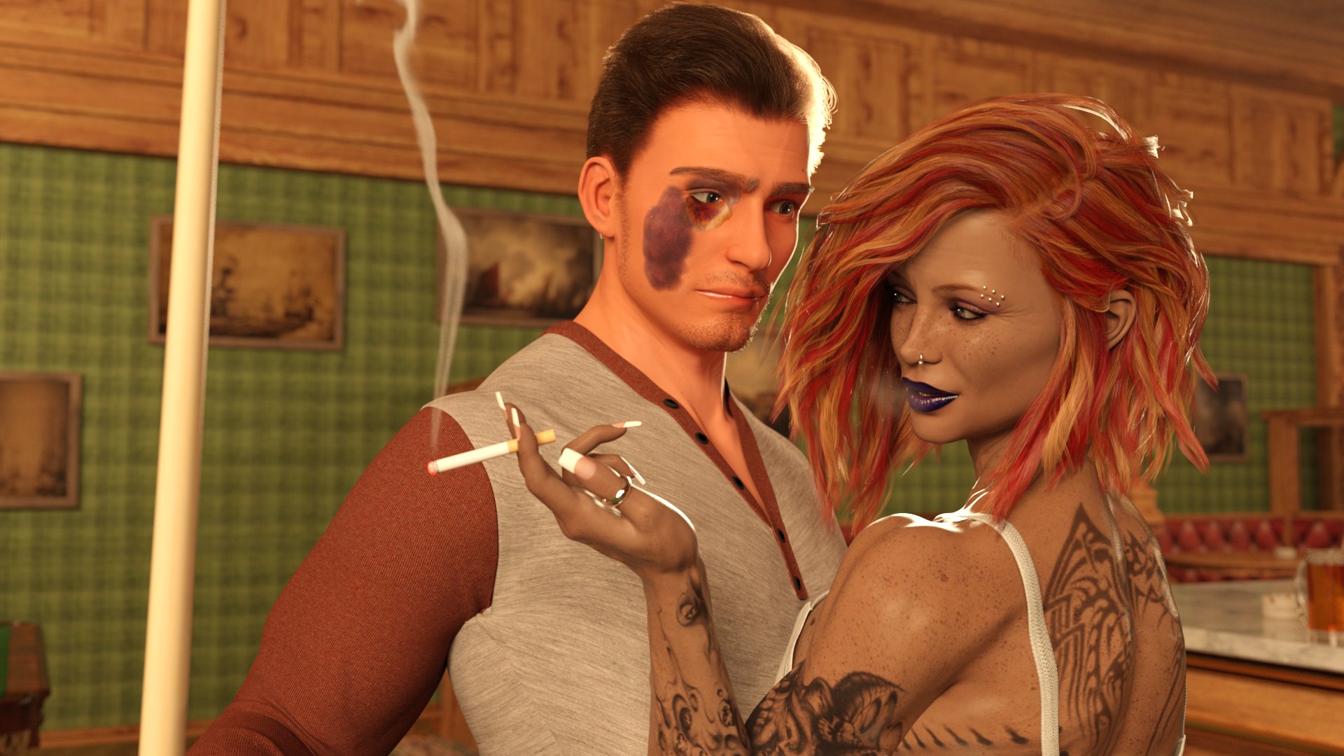 【欧美SLG汉化3D】阿尔法性别 The Alpha Gender v0.2 Alpha 游戏截图 2