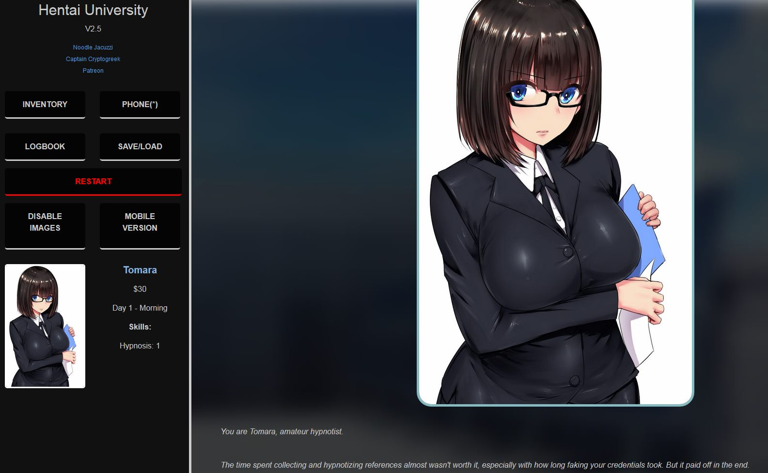 2D欧美HTML动态浏览器翻译中文丨无尽大学 Hentai University  v31【20240216】 游戏截图 6