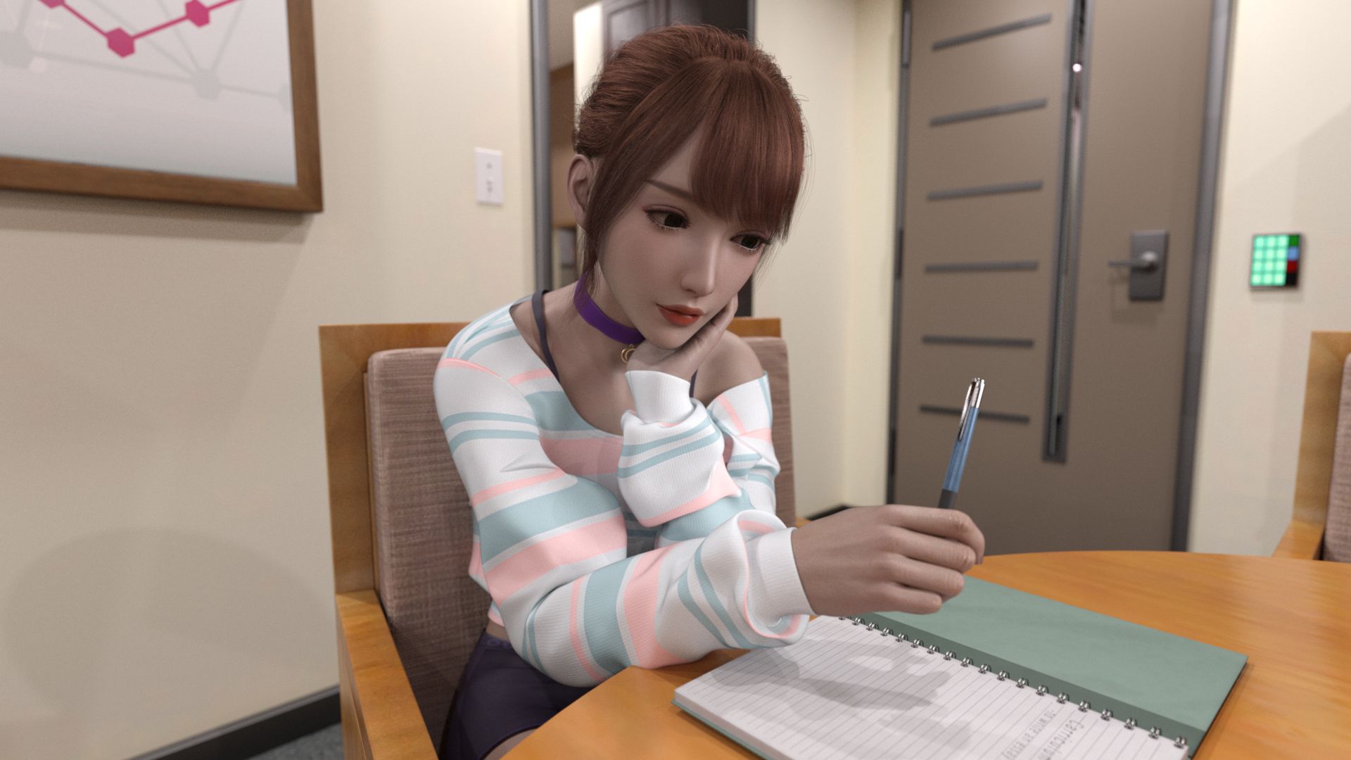SLG/AI汉化丨裸体主义者学校 /School   v0.18【20241117】 游戏截图 2