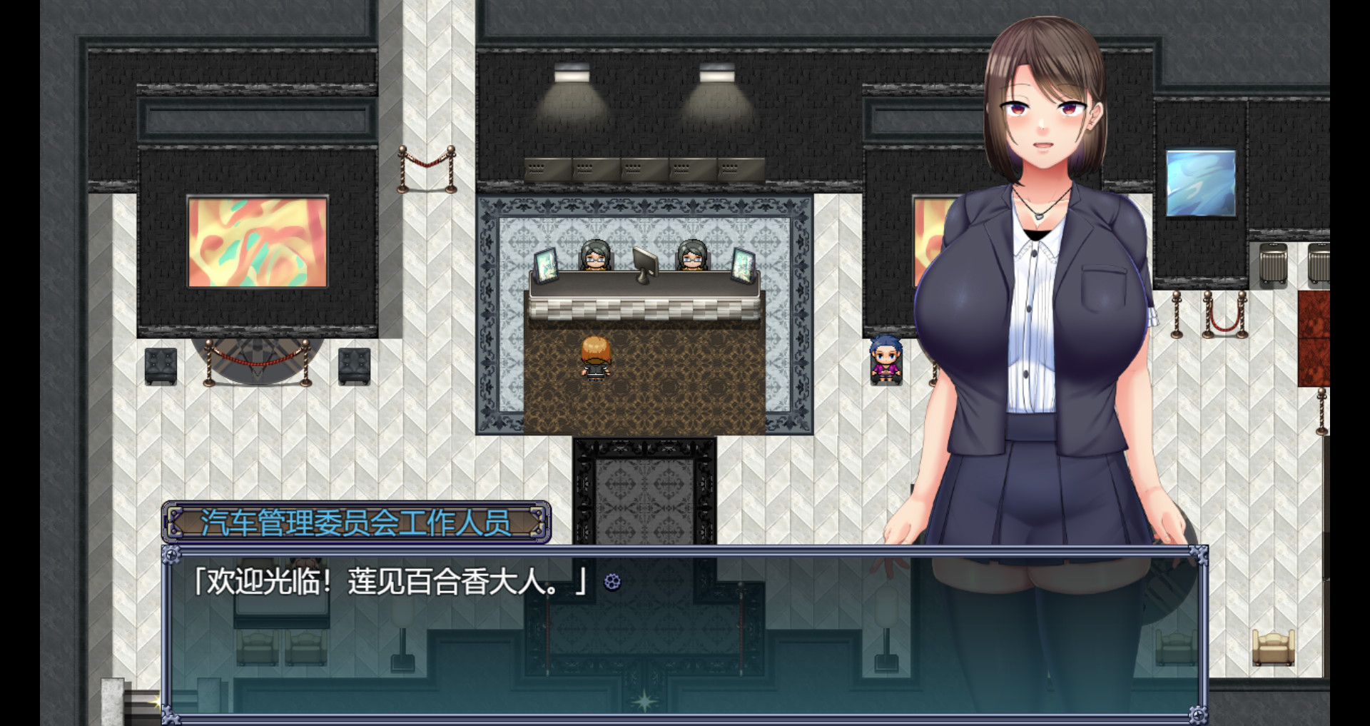 RPG丨偶像声优百合华白 選手街のコンパニオン～アイドル声優百合華の場合～ V1.0.2 官方AI汉化 【20250423】 游戏截图 8