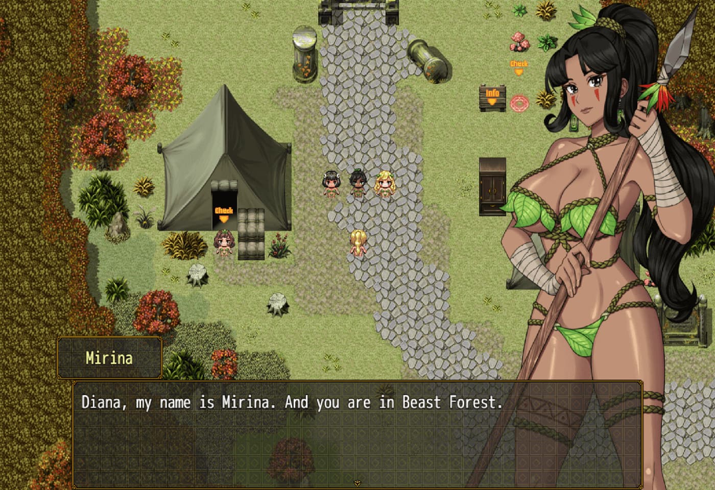 亚洲风RPG/新汉化丨 戴安娜的任务2 归还我的衣服 Diana’s Quest 2 Give Back My Clothes v1.0.0 PC+安卓 AI【20250313】_1 游戏截图 3
