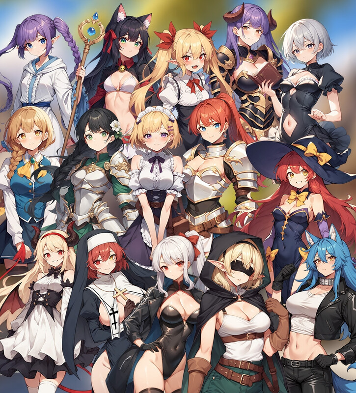 DL8月新作回合RPG/AI生成/2C丨地下城与淫魔之王 ~与眷属们的冒险传说~V1.01 DL官方中文+全CG【20240820】 游戏截图 8