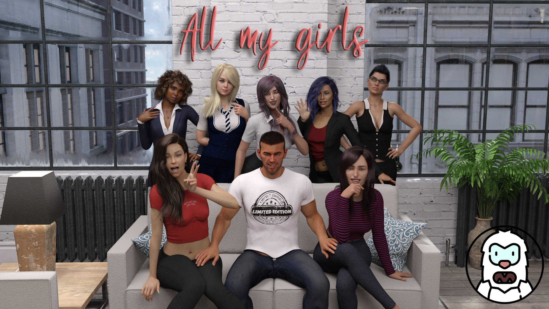 【欧美SLG汉化动态】All My Girls 我所有的女孩 游戏截图 2