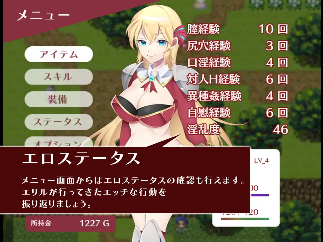 駆け出しエリルとHな出来事 ～ドラゴジュエル冒険譚 BUG修复【20221230】 游戏截图 3
