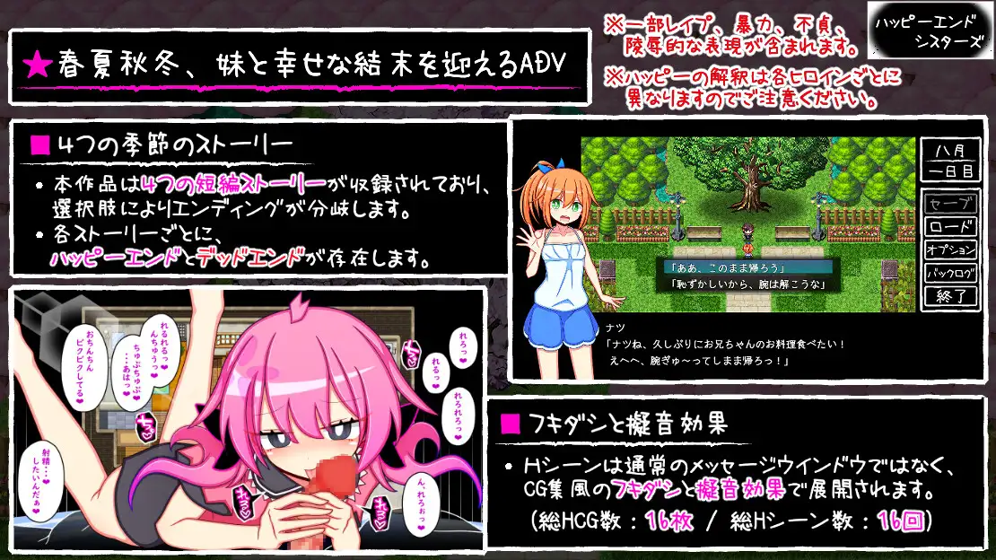 RPG/被NTR/AI汉化/PC丨幸福四姐妹物语/ハッピーエンドシスターズ v1.0.0【20241231】 游戏截图 3