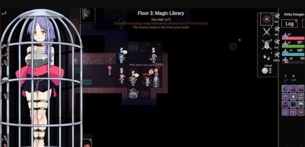 RPG/官中/动态丨变态地牢/Kinky Dungeon v5.5.0 官方中文 【20260305】 游戏截图 7