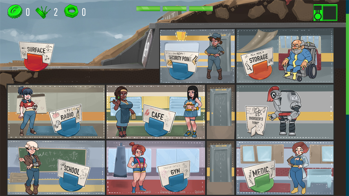 SLG/AI汉化/欧美丨深邃地下室69/Deep Vault 69 v0.3.3_a2【20240527】 游戏截图 3