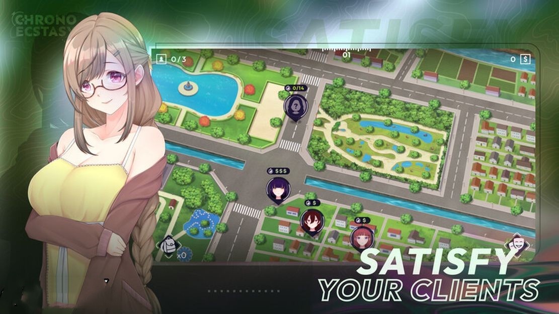 亚洲风SLG/步兵/动态/更新丨 时间狂喜 时间停止 Chrono Ecstasy V0.2.1 /汉化 机翻版 【20241014】 游戏截图 7