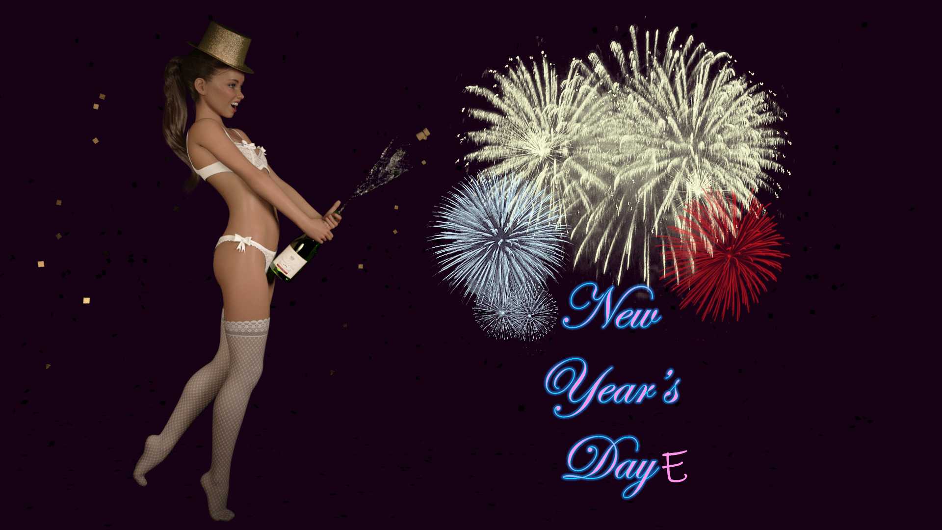 SLG汉化动态丨元旦 New Year's Day(e)  Ch. 4 v0.4.1【20240428】 游戏截图 4