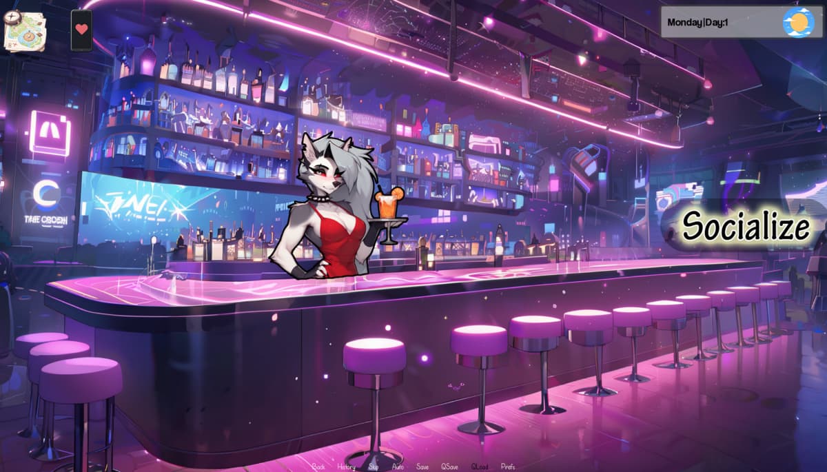 欧美SLG/更新/汉化丨 毛茸茸的棒棒镇 Furry Bang Town V0.5b 【20241208】 游戏截图 4