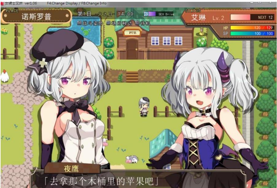 女骑士艾琳：Knight of Erin Ver1.06 精翻汉化版 【20230405】 游戏截图 1