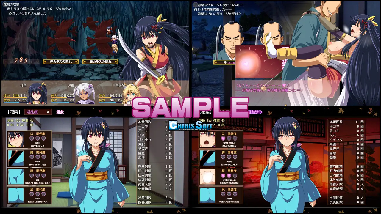 RPG/汉化/双端 | 大型江户幻想RPG:女忍者花梨 【20230514】 游戏截图 6