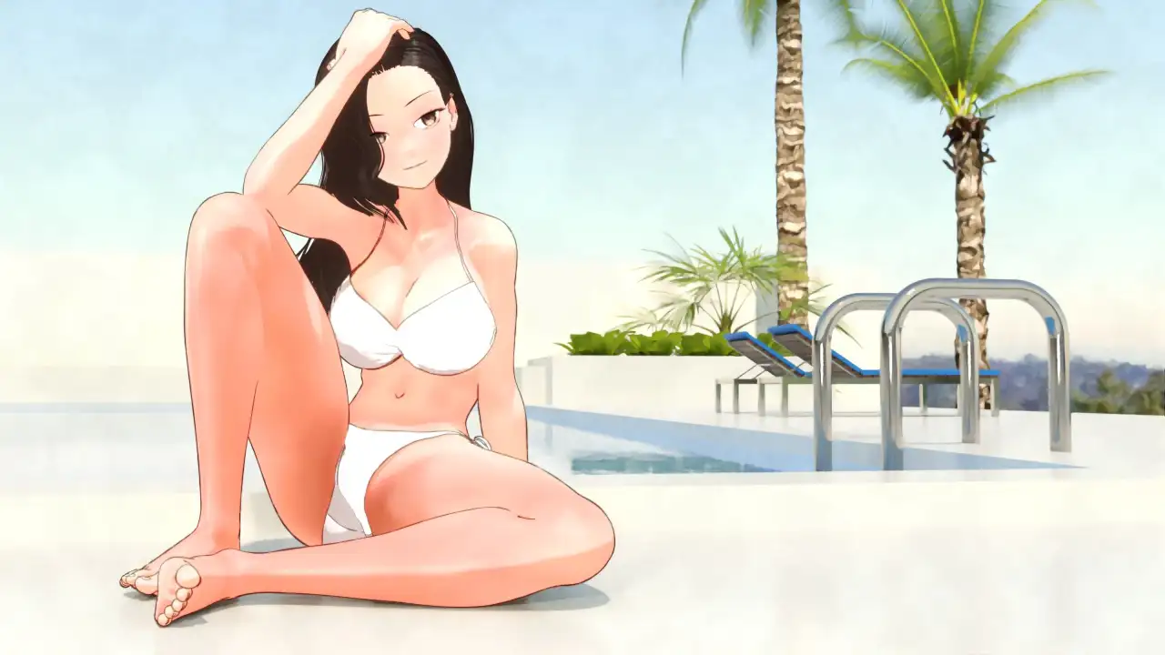 与女上司一起的暑假/ サラリーマンの夏休み【20221230】 游戏截图 6