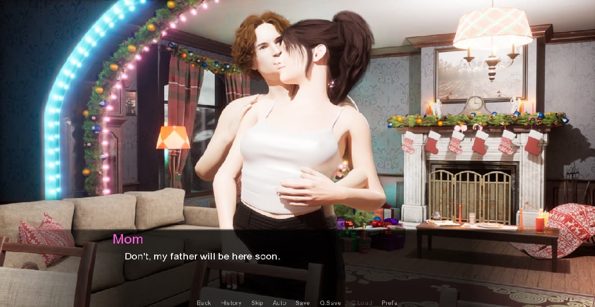 淫荡熟女：乡间别墅的圣诞乱伦（Slutty Mommy）v1.0 精翻汉化 游戏截图 3