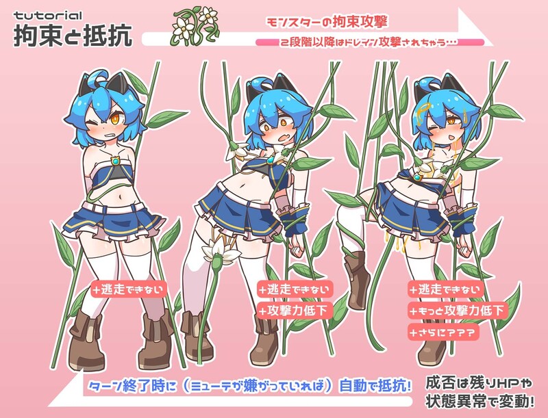 回合RPG/触手拘束/2C丨缪特化！（ミューテーション!）V1.0 AI汉化+全CG存档【20240629】 游戏截图 2