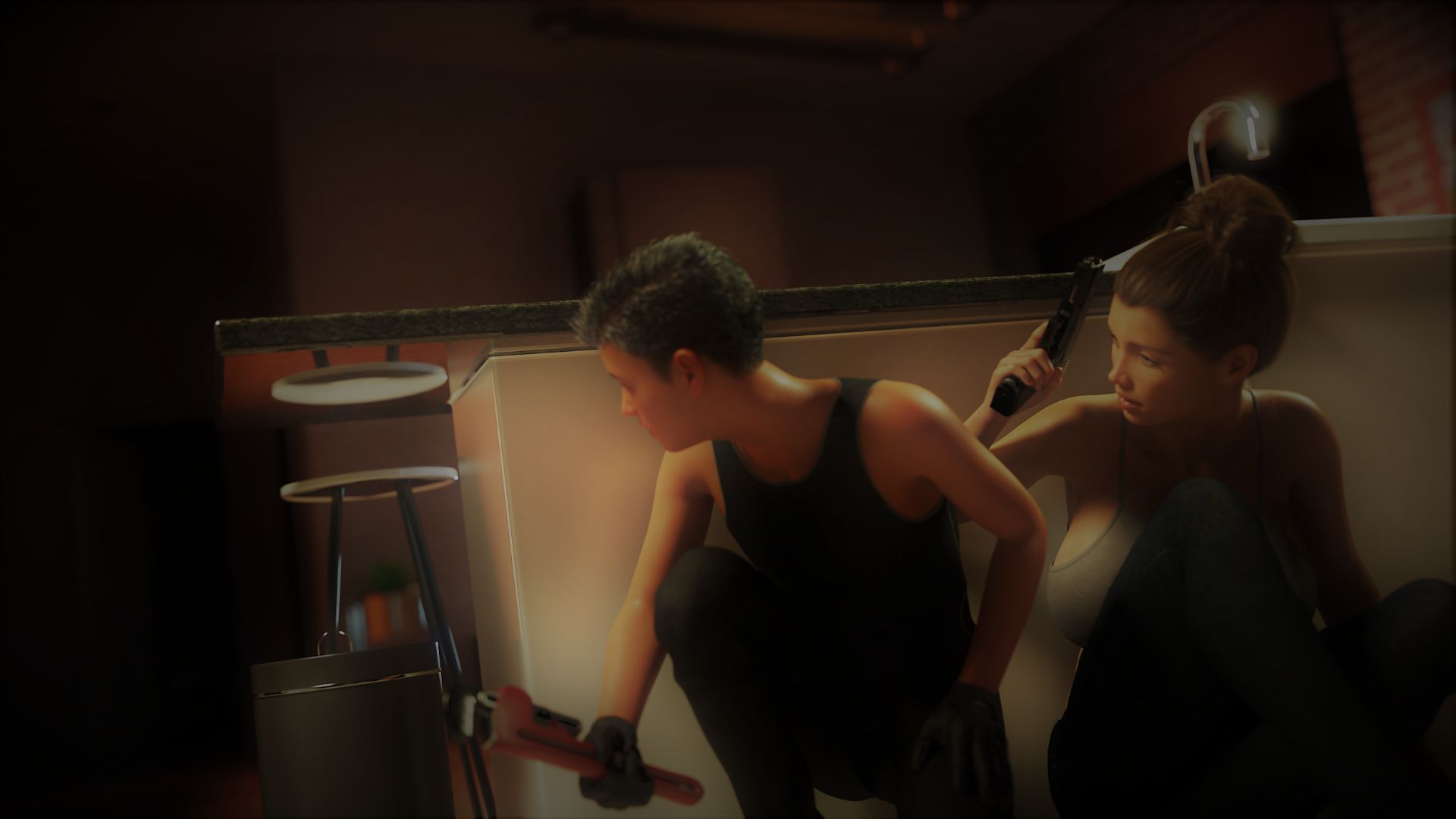 【欧美SLG汉化动态】QPrey： 逃离湖景 QPrey Escape from Lake Thing v1.1 游戏截图 5