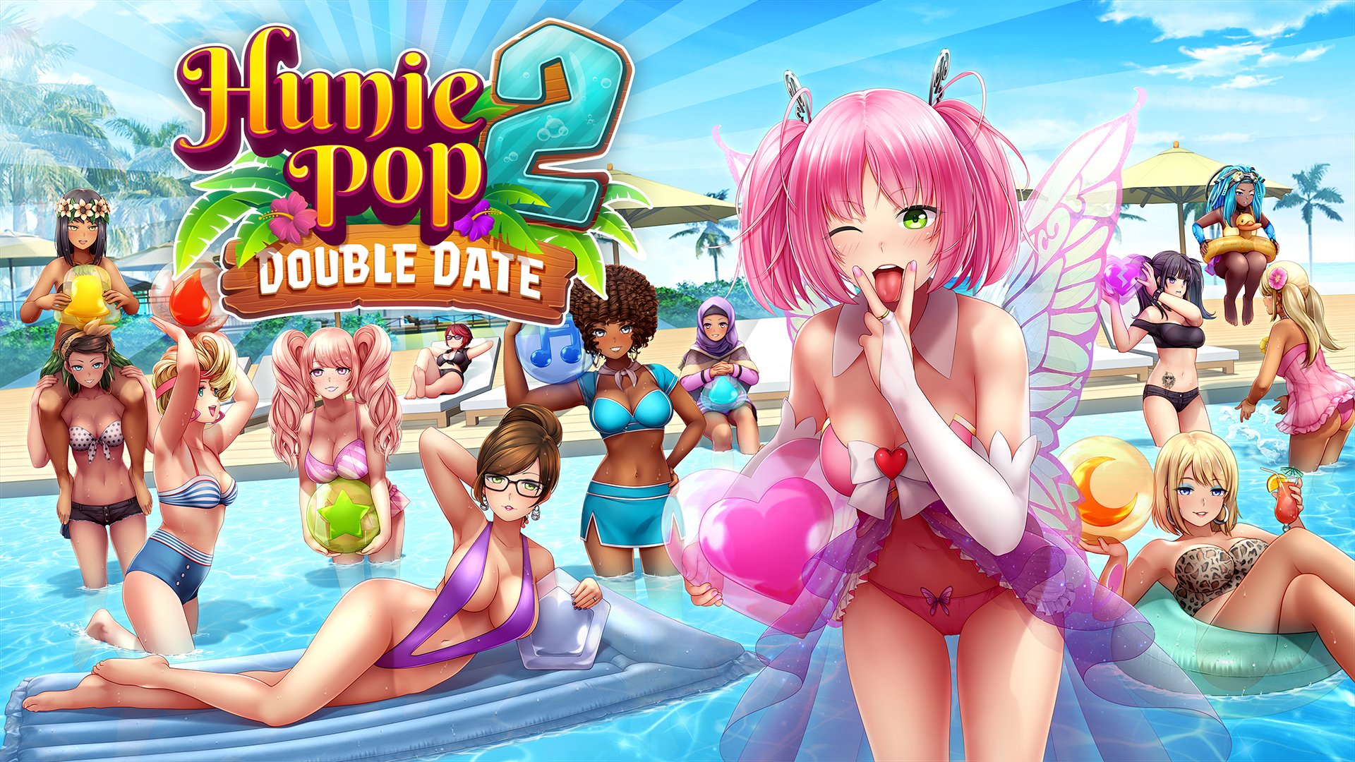 HuniePop 2，超经典的三消游戏，只有英文，不过附带全CG存档 诺艾尔会努力的【PC0901】 游戏截图 4