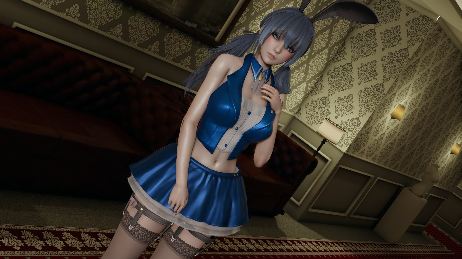 国风SLG/汉化/动态丨天鹅兔子Velvet Bunnies  v0.1【20240612】 游戏截图 3