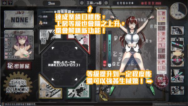SLG/PC/官中丨 生械娘的解体工房 Ver1.5.4 官中步兵版 【20250201】 游戏截图 1