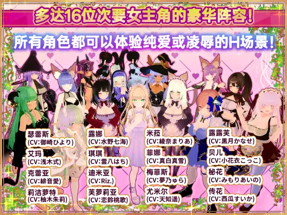 SLG/官中丨异世界树的巫女~用魔法触摸尽情做色色的事~異世界樹の巫女~+DLC【20241117】 游戏截图 2