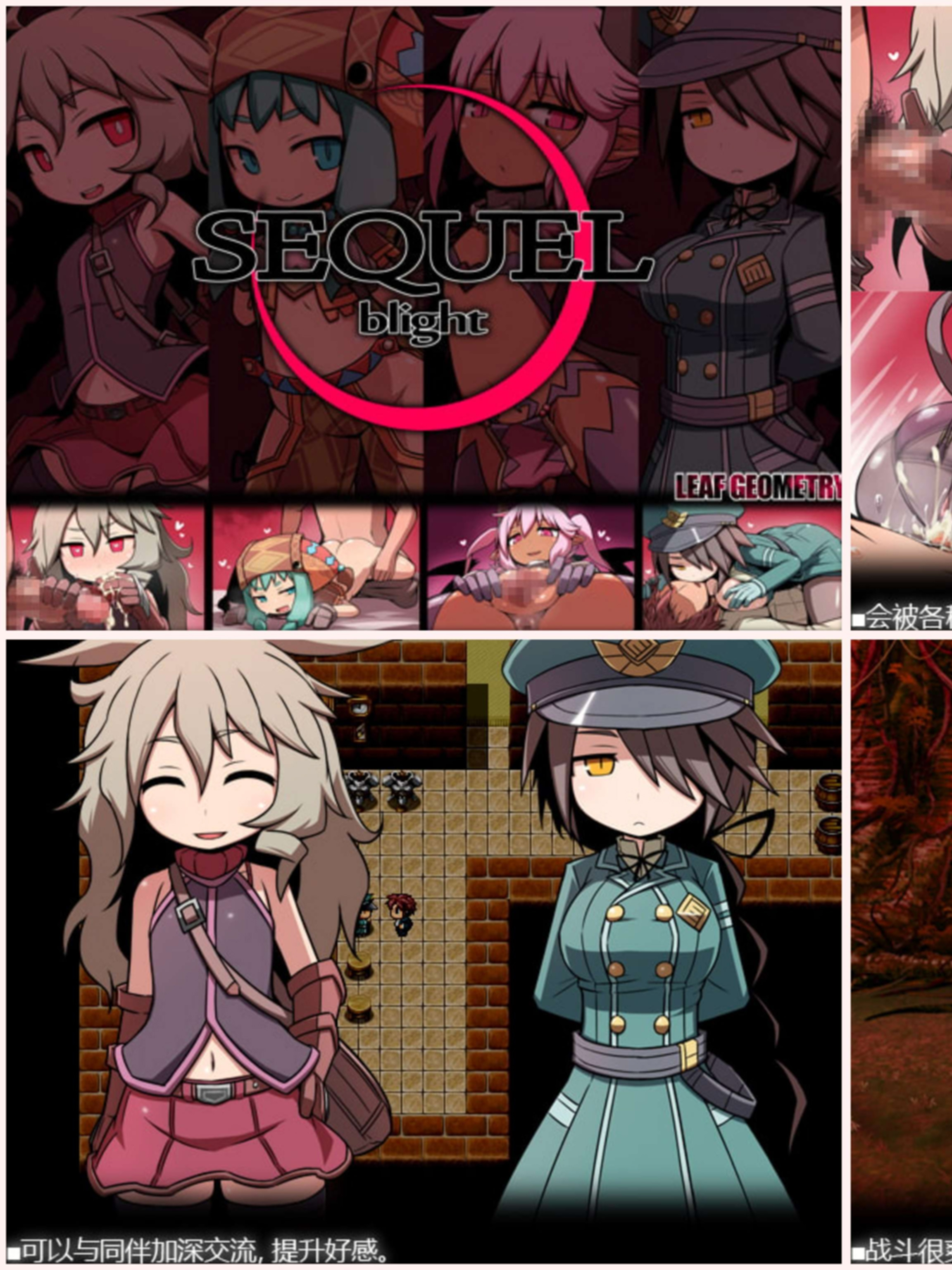 RPG/汉化/爆款/附存档/合集丨リーフジオメトリ游戏合集--SEQUEL blight V2.10 正传【20240523】
